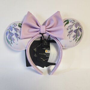 Loungefly Disney Minnie Mouse Wisteria Ears Headband Scented Floral Embroidered